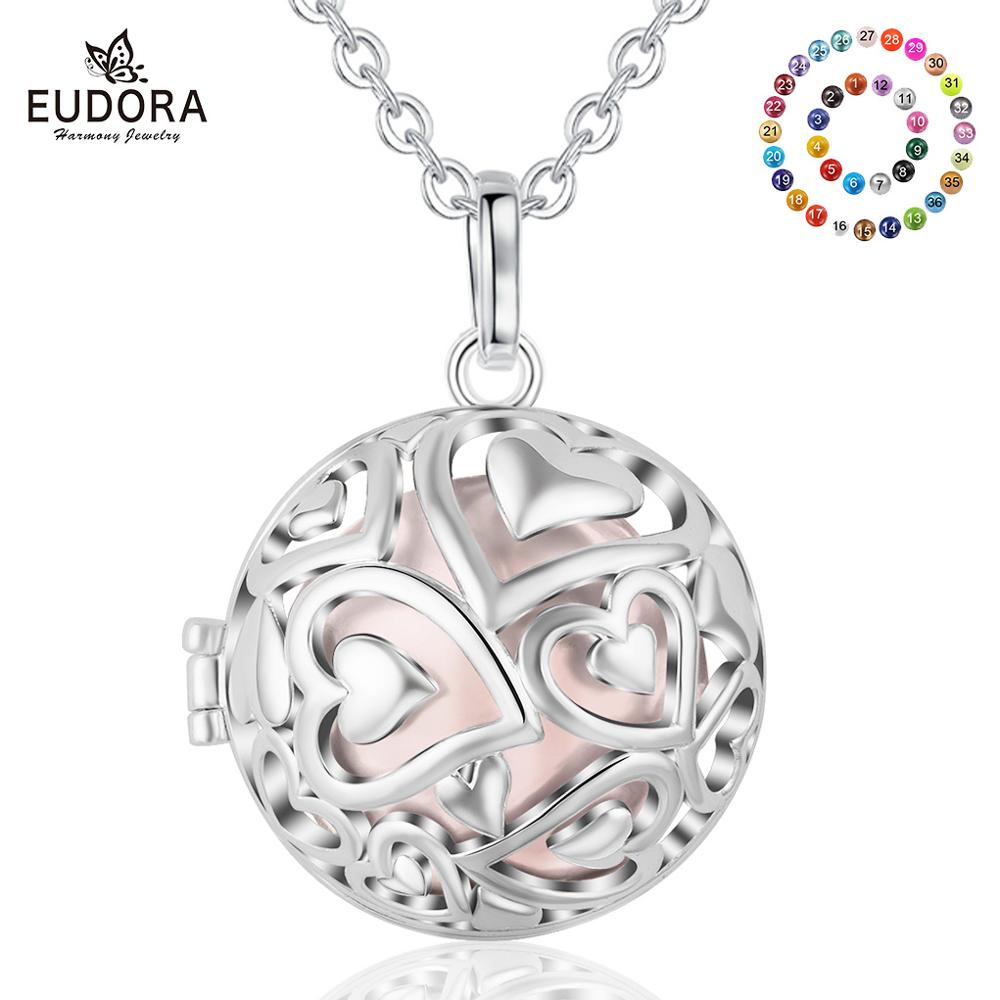 Heart Locket Necklace Photo - يودورا 20 مللي متر الوئام الكرة
