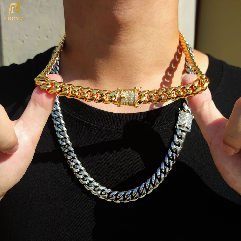 Cuban Link Chain 12Mm - 6-12 مللي متر الهيب هوب الكوبية