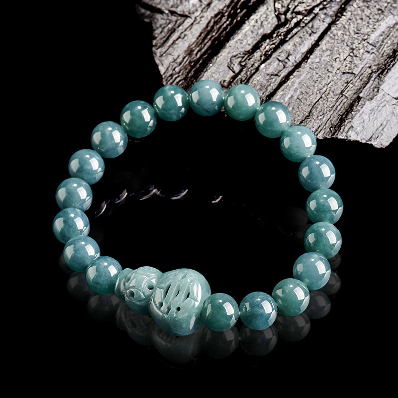 Bracelets - ميانمار الجاديت القرع سوار هدايا للنساء