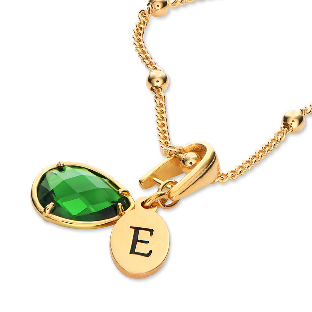 Initial Letter Necklace 18K Gold - تخصيص اسم قلادة التخصيص جوهرة الميلاد