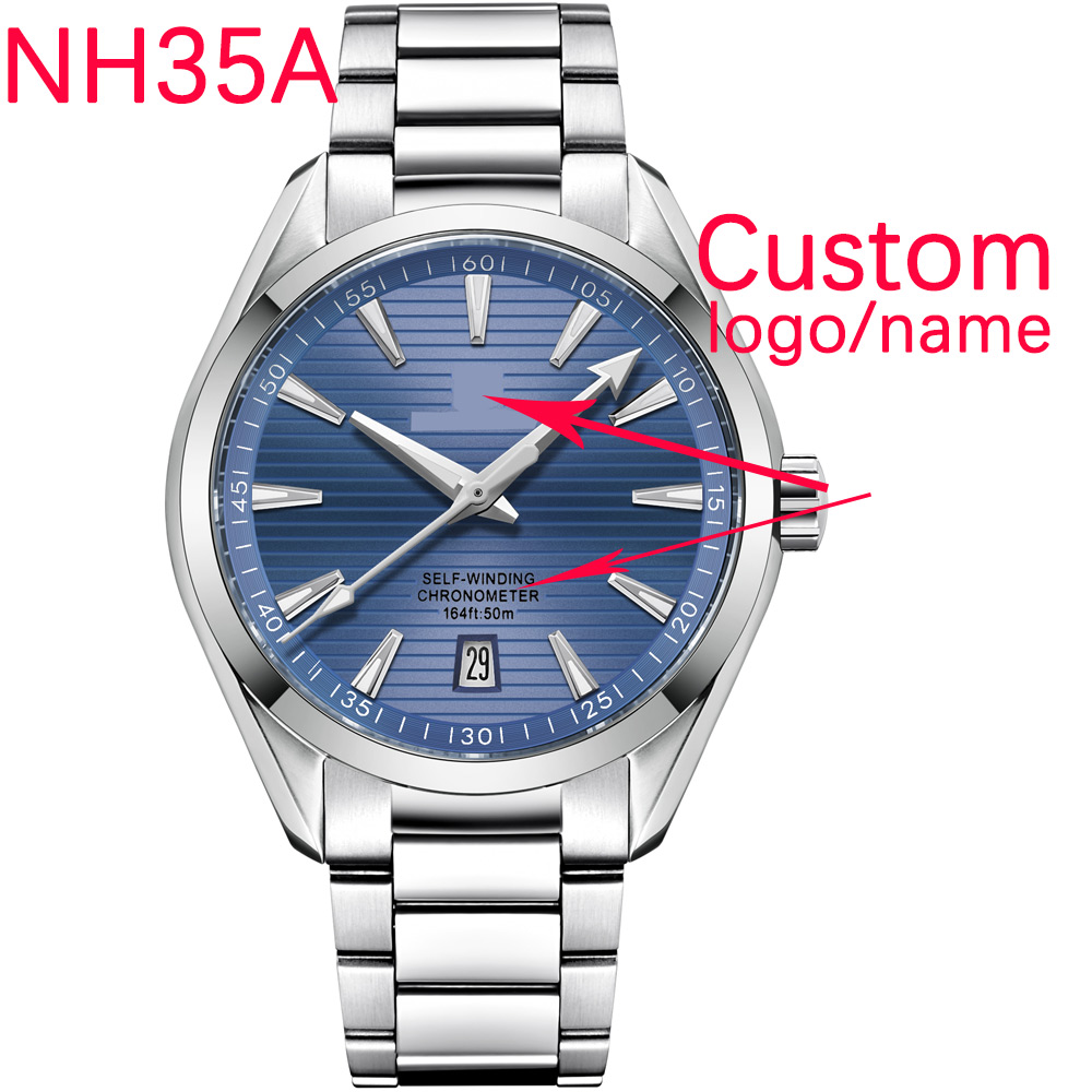 Watch Accessories - فاخر NH35 Movt شعار مخصص 41