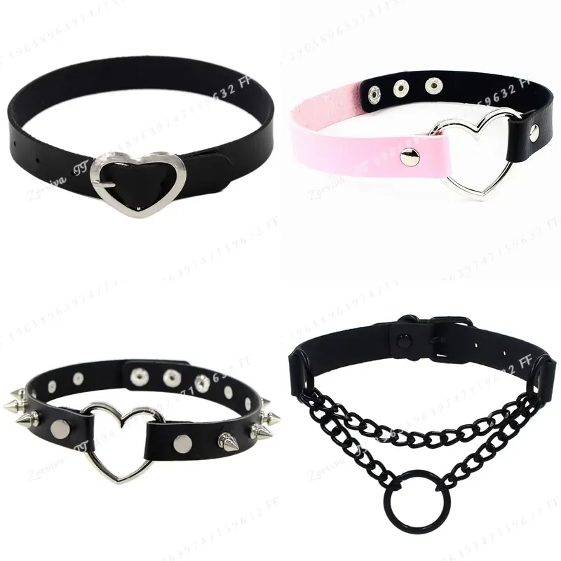 قلادة تشوكر هاراجوكو بانك روك  - مراجعة Goth Punk Spike Choker وسعره