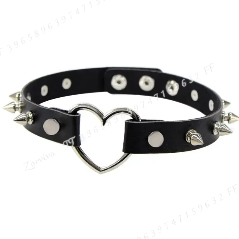 قلادة تشوكر هاراجوكو بانك روك  - مراجعة Goth Punk Spike Choker وسعره