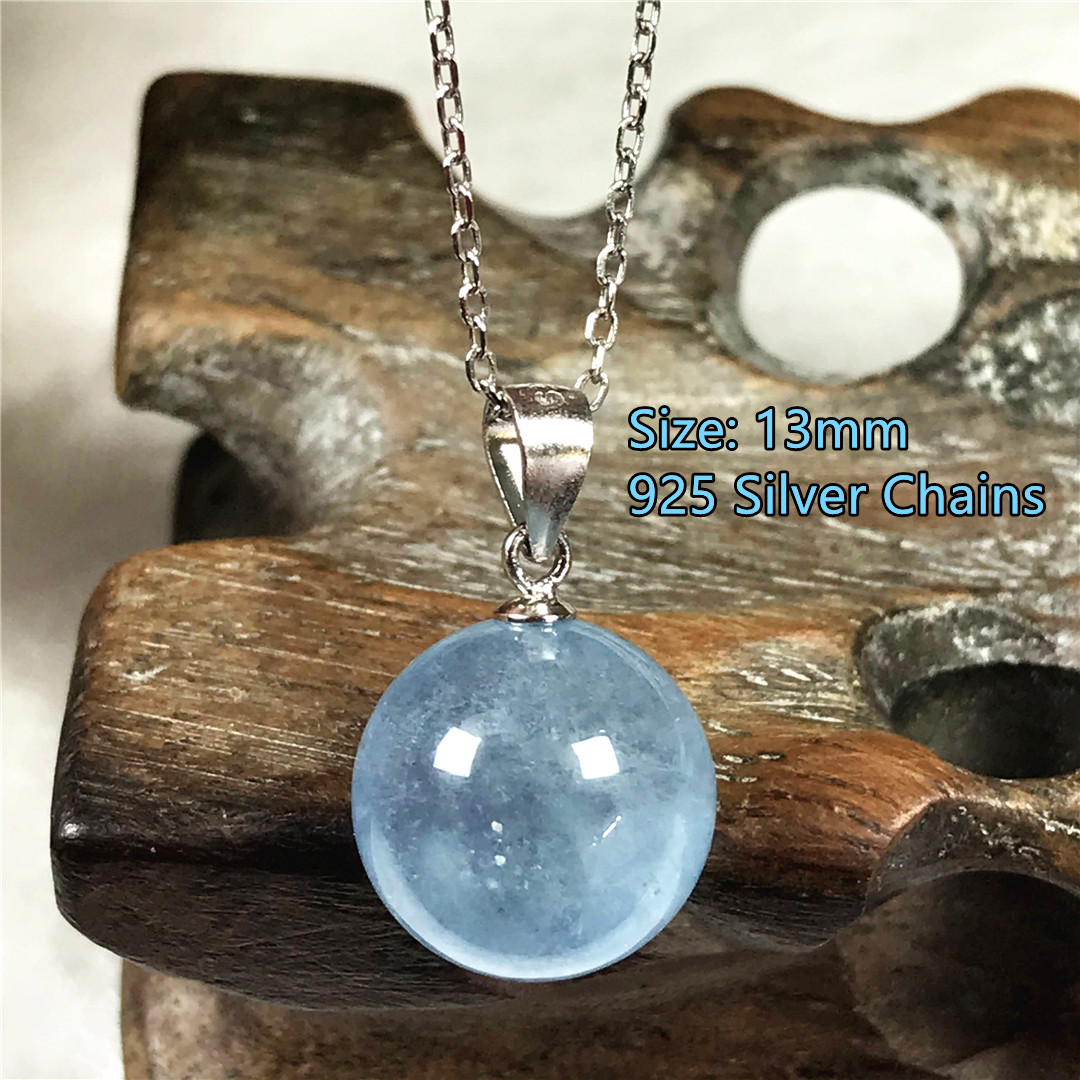13 مللي متر الطبيعية الأزرق ال - مراجعة 925 Sterling Silver Chain Necklace Men وسعره