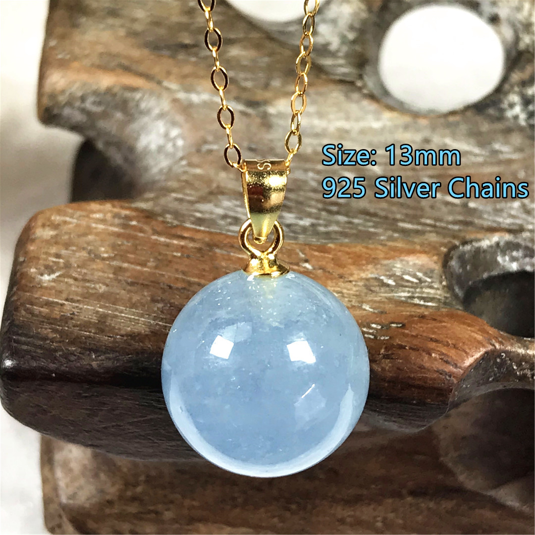 13 مللي متر الطبيعية الأزرق ال - مراجعة 925 Sterling Silver Chain Necklace Men وسعره