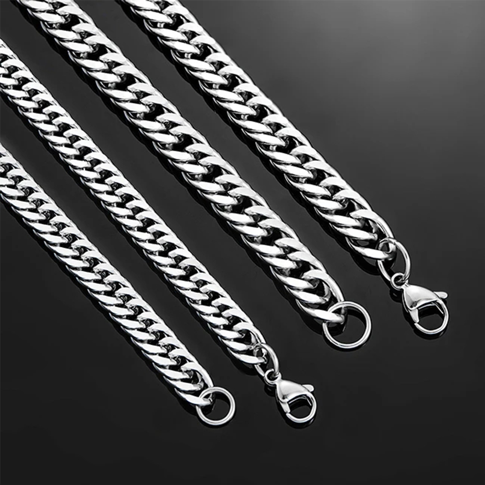 HIYEE 3 مللي متر/4 مللي متر/5  - مراجعة Cuban Link Chain 12Mm وسعره