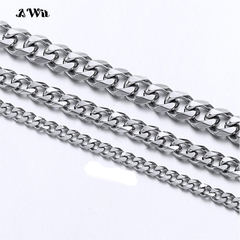 الكوبية ربط سلسلة قلادة من الف - مراجعة Cuban Link Chain 12Mm وسعره