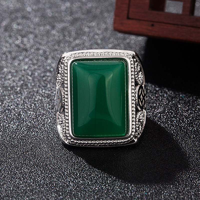 خواتم اليشم الطبيعية الخضراء م - مراجعة Rings وسعره