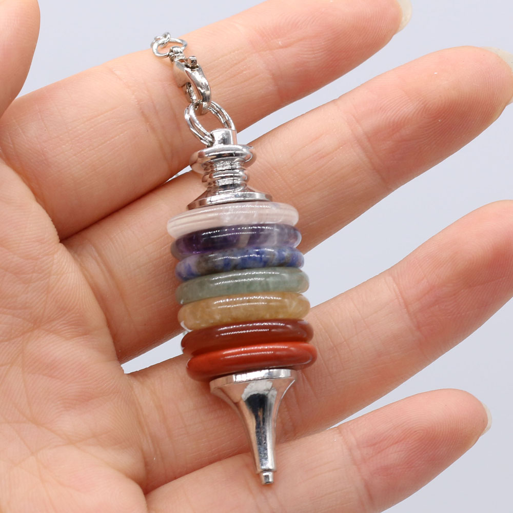 الحجر الطبيعي شقرا البندول الإ - مراجعة Crystal Pendant Necklace Natural Stone وسعره