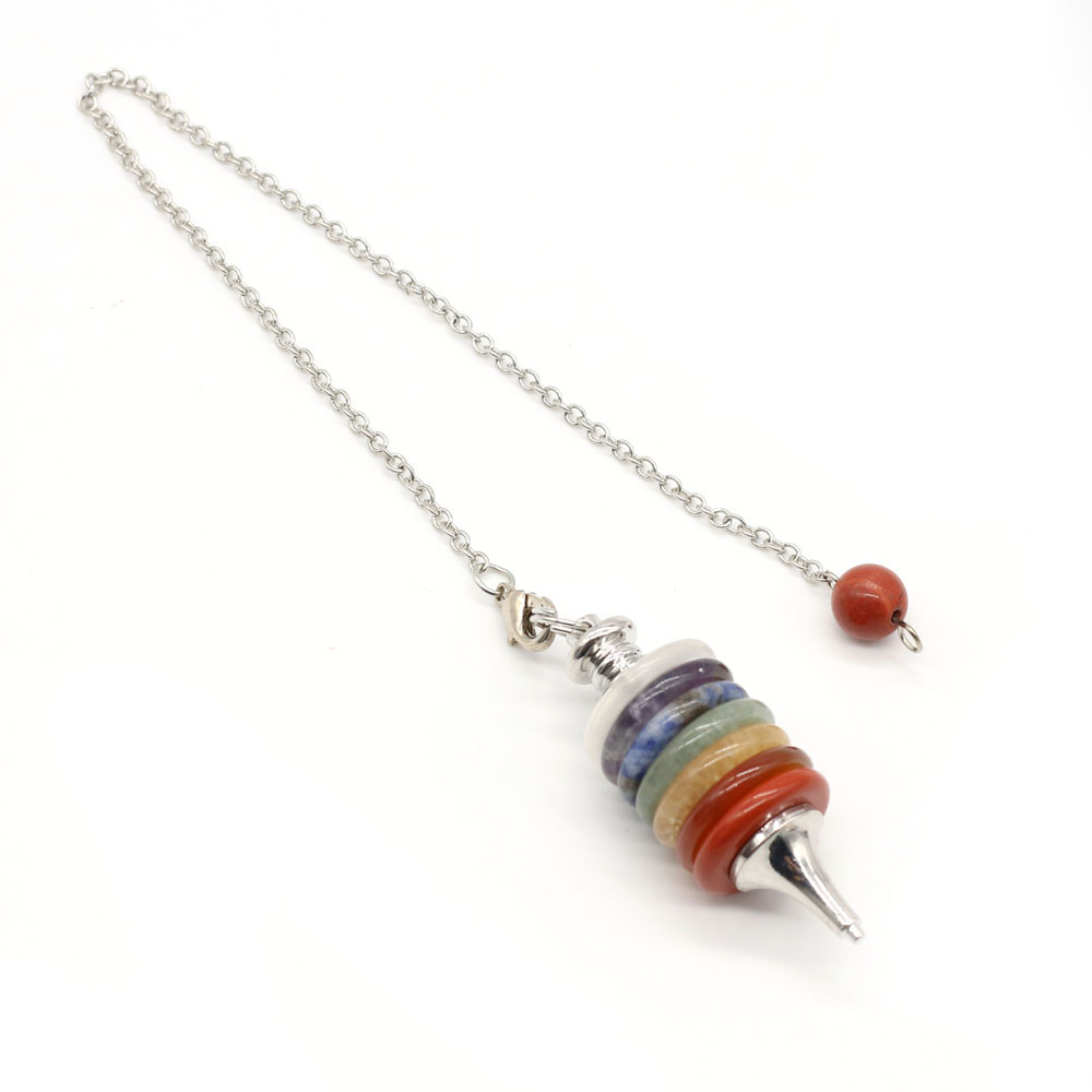 الحجر الطبيعي شقرا البندول الإ - مراجعة Crystal Pendant Necklace Natural Stone وسعره