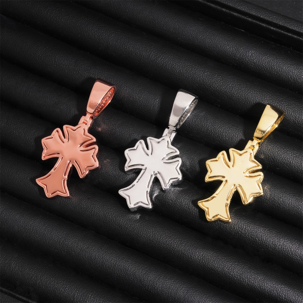 مثلج خارج مويسانيتي القوطية ال - مراجعة Cross Pendant Necklace Gold وسعره