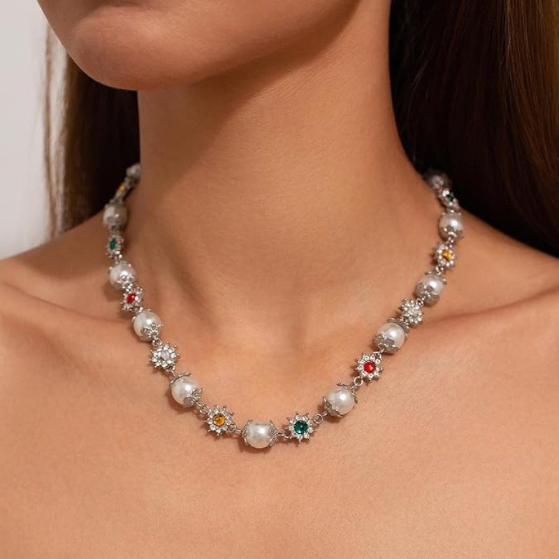 Ingemark خمر اللؤلؤ المختنق قل - مراجعة Pearl Choker Necklace Vintage وسعره