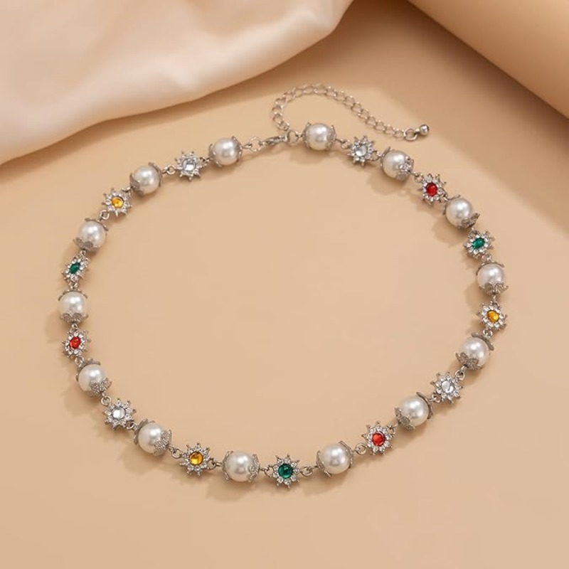 Ingemark خمر اللؤلؤ المختنق قل - مراجعة Pearl Choker Necklace Vintage وسعره