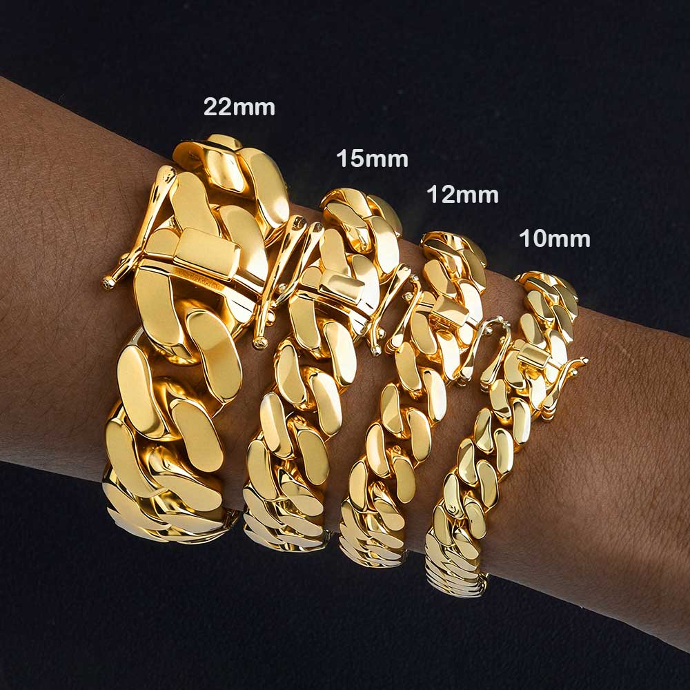 سلاسل نحاسية كوبية ميامي بالجم - مراجعة Cuban Link Chain 12Mm وسعره