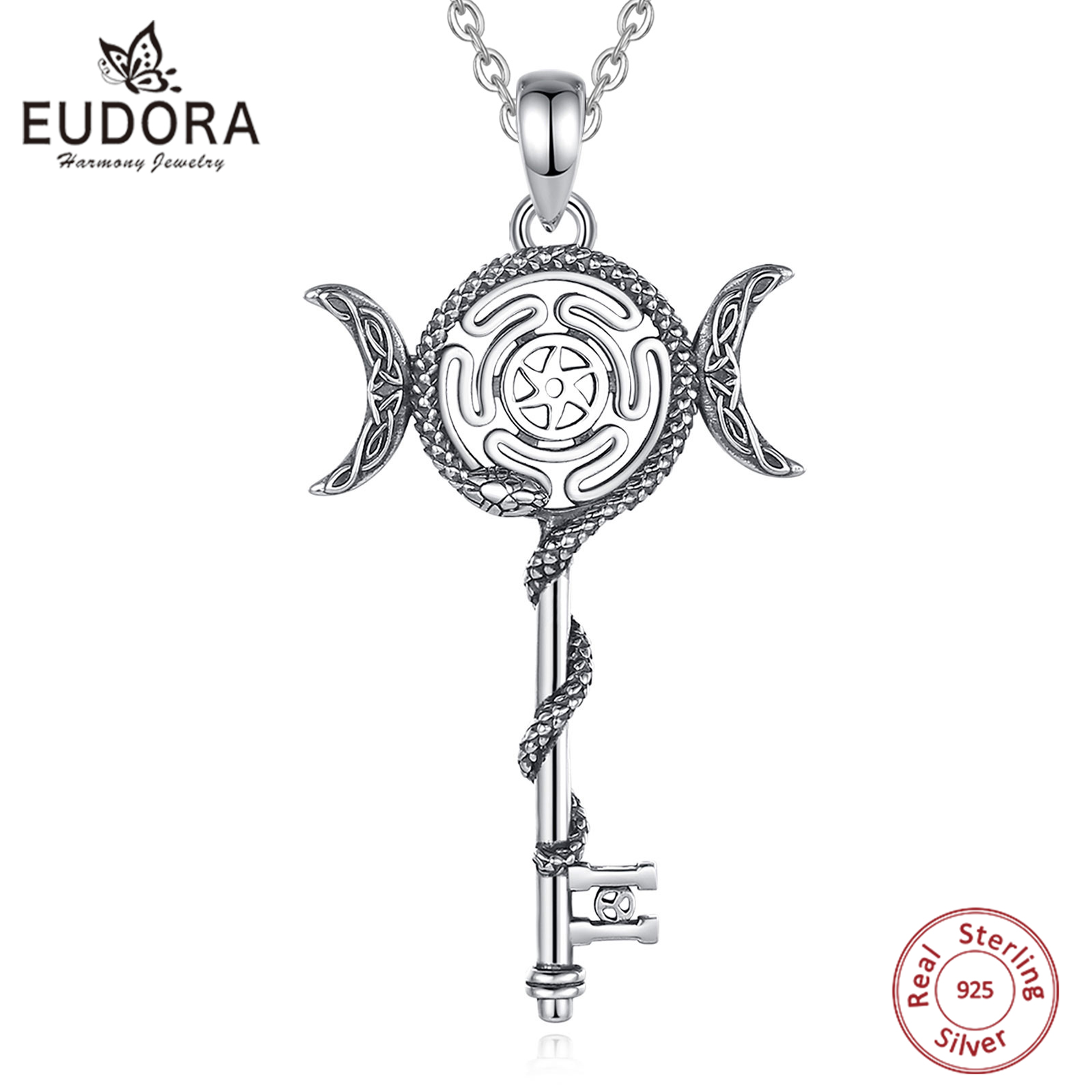 يودورا 925 فضة هيكات الثلاثي ا - مراجعة 925 Sterling Silver Chain Necklace Men وسعره