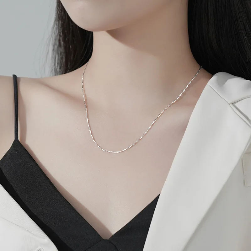 KOSE جواهر 100% 925 فضة بذور ا - مراجعة 925 Sterling Silver Chain Necklace Men وسعره