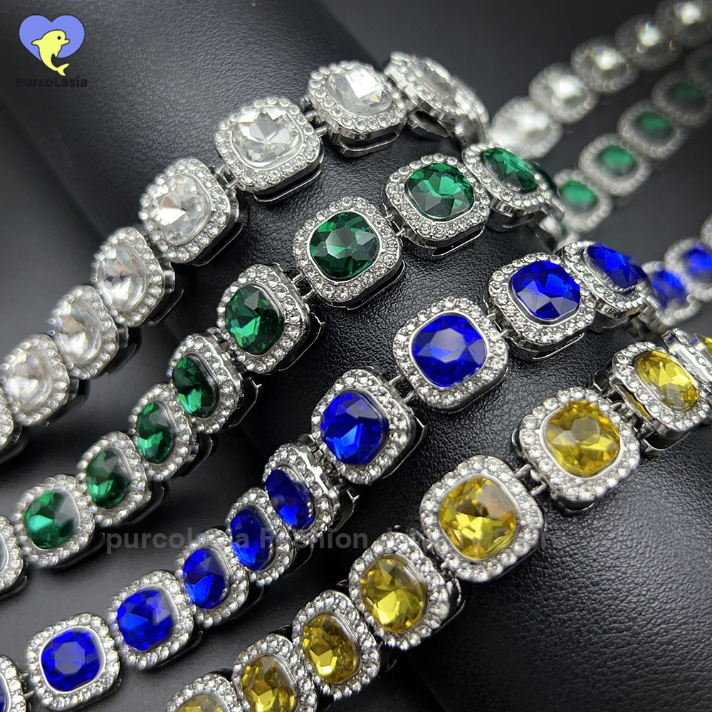 الرائعة متعدد الألوان مثلج خار - مراجعة Cuban Link Chain 12Mm وسعره
