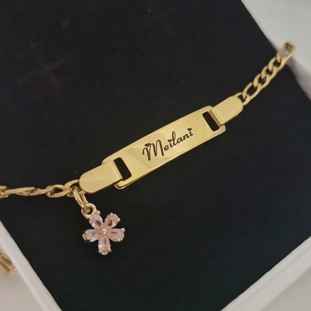 LeeChee-Zircon قلادة صغيرة للأ - مراجعة Custom Name Necklace Stainless Steel وسعره