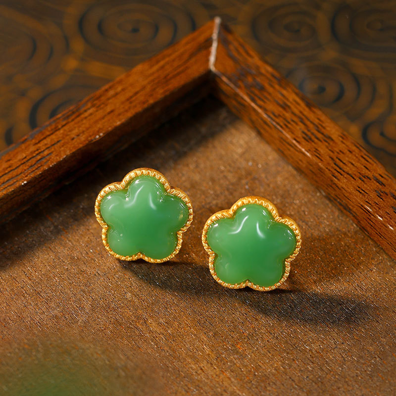 الأخضر الطبيعي اليشم البرسيم أ - مراجعة Earrings وسعره