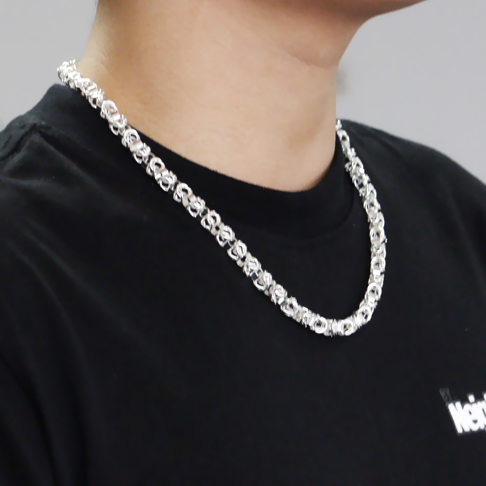 سلسلة عنق من الفضة الإسترلينية - مراجعة 925 Sterling Silver Chain Necklace Men وسعره