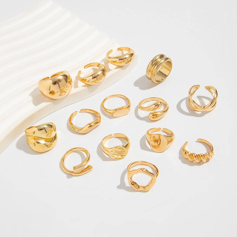 أزياء خمر خواتم معدنية للنساء  - مراجعة Vintage Punk Knuckle Rings Set وسعره