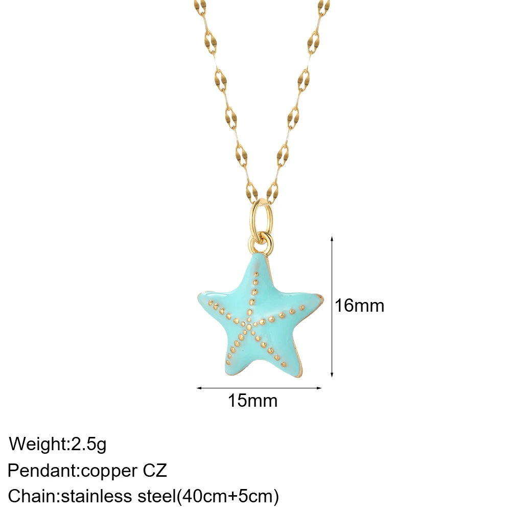 لطيف نجم البحر شل عقد دي اي وا - مراجعة Cross Pendant Necklace Gold وسعره