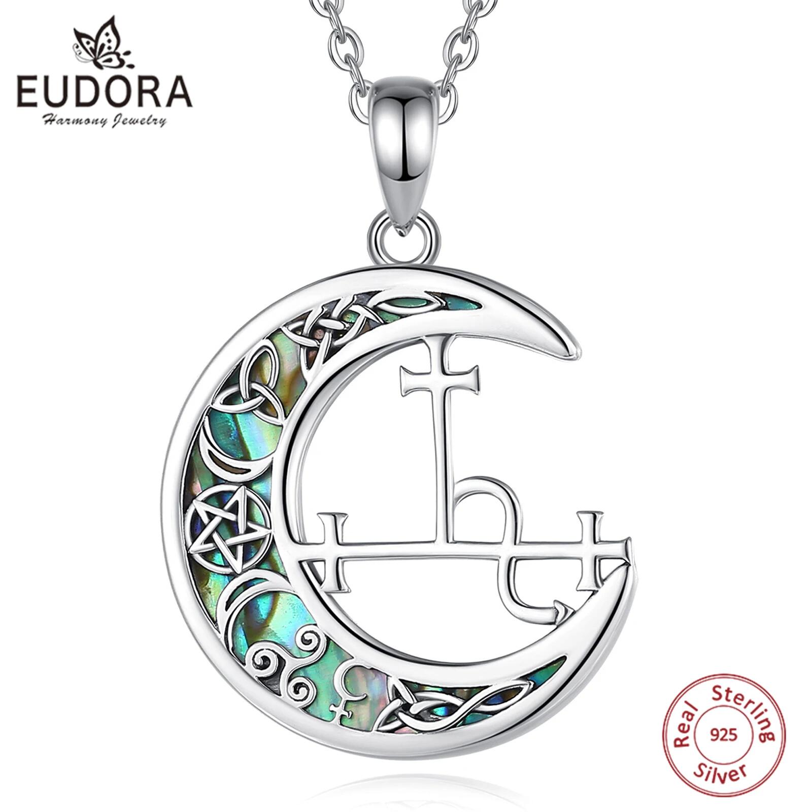 يودورا 925 فضة ليليث القمر قلا - مراجعة 925 Sterling Silver Chain Necklace Men وسعره