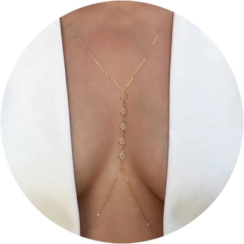 سلسلة خصر للبطن كريستالية للشا - مراجعة Body Jewelry وسعره