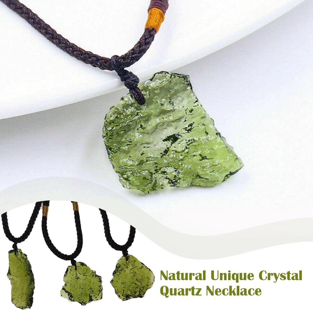 الطبيعية فريدة من نوعها كريستا - مراجعة Crystal Pendant Necklace Natural Stone وسعره