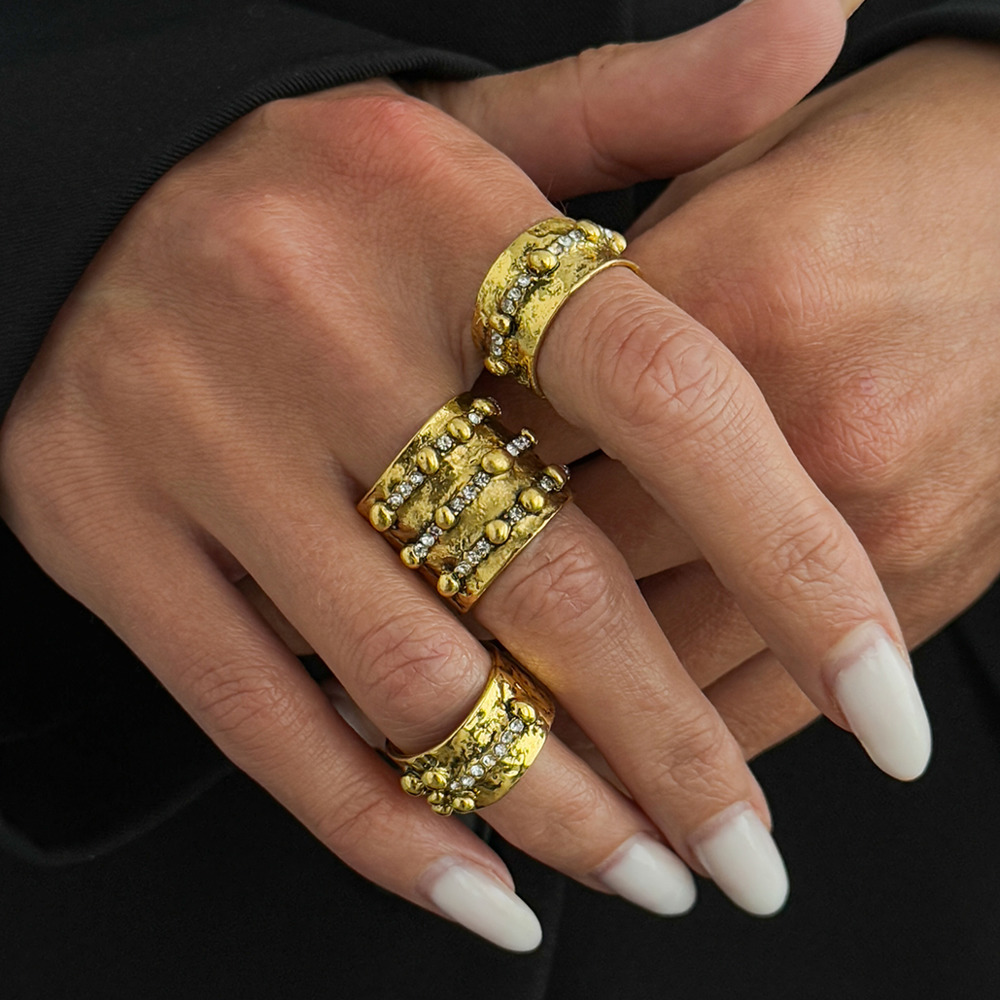 مجموعة خواتم مفتوحة قابلة للتع - مراجعة Vintage Punk Knuckle Rings Set وسعره