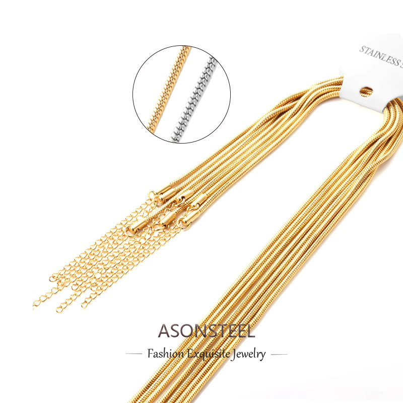 ASONSTEEL 10 قطعة/الوحدة بوهو  - مراجعة Cuban Link Chain 12Mm وسعره
