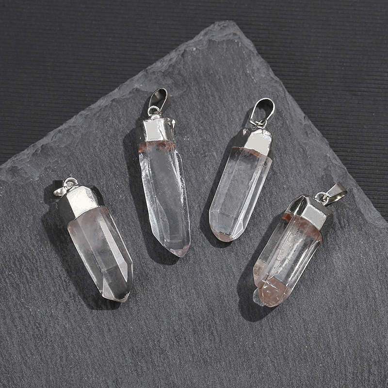 قلادة كريستال كوارتز طبيعي شفا - مراجعة Crystal Pendant Necklace Natural Stone وسعره