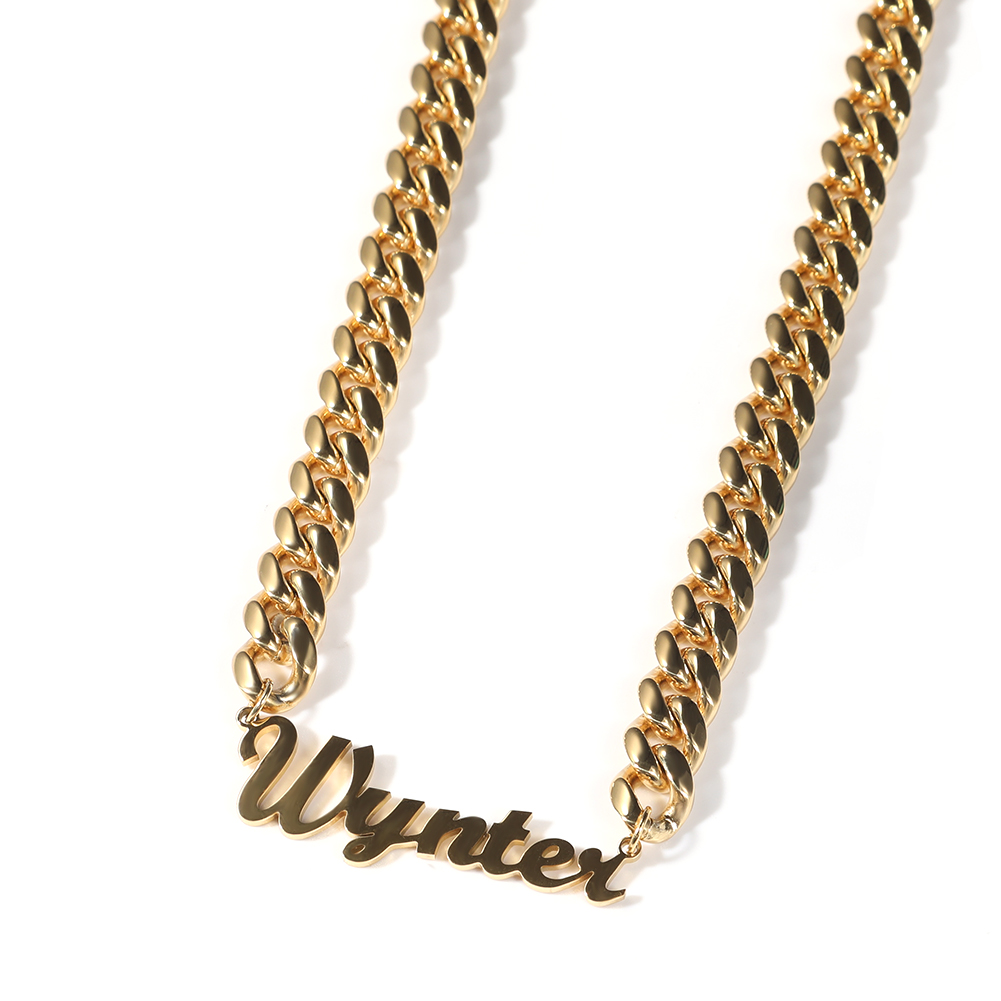 Uwin اسم مخصص من الفولاذ المقا - مراجعة Cuban Link Chain 12Mm وسعره