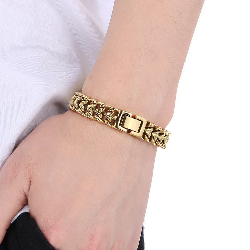 سوار KALEN من الفولاذ المقاوم  - مراجعة Cuban Link Chain 12Mm وسعره