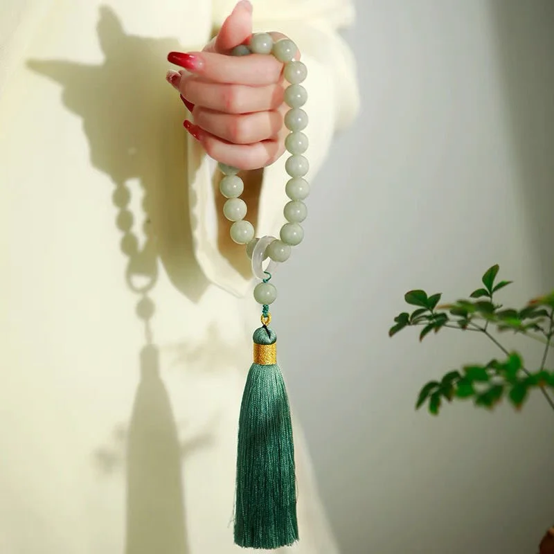 الأخضر اليشم حجر 12 مللي متر ا - مراجعة Bracelets وسعره